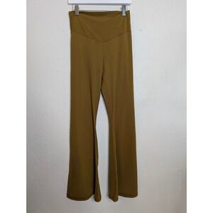 American Eagle Offline Real Me High Waisted Crossover Flare Leggings Orange XL